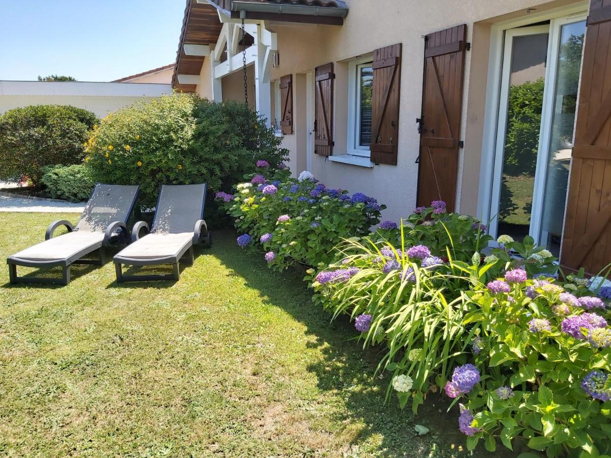 Le Soleil Couchant Angresse Bagian luar foto